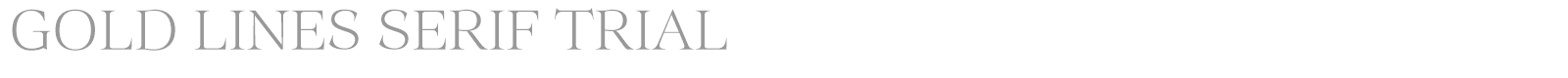 Gold Lines font preview